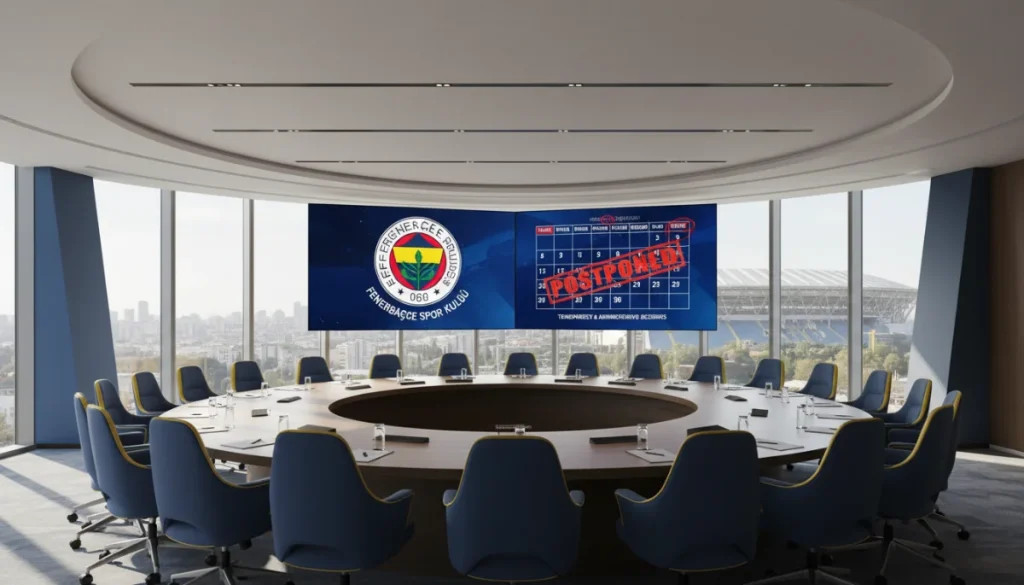 Fenerbahçe’nin Yüksek Divan Kurulu Toplantısı Neden Erteleniyor?