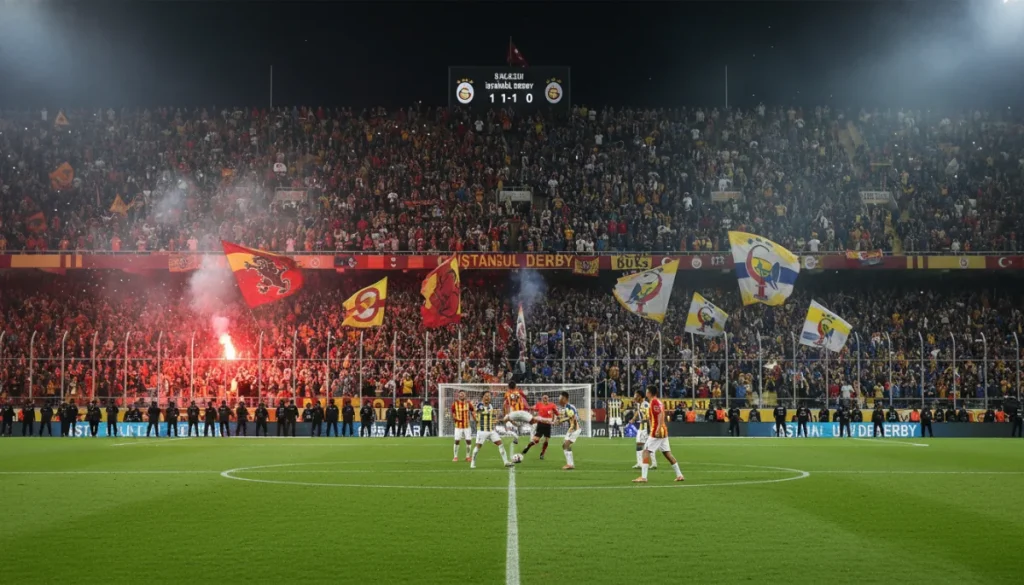 Fenerbahçe ve Beşiktaş Derbisinde Yaşanan Disiplin Olayları