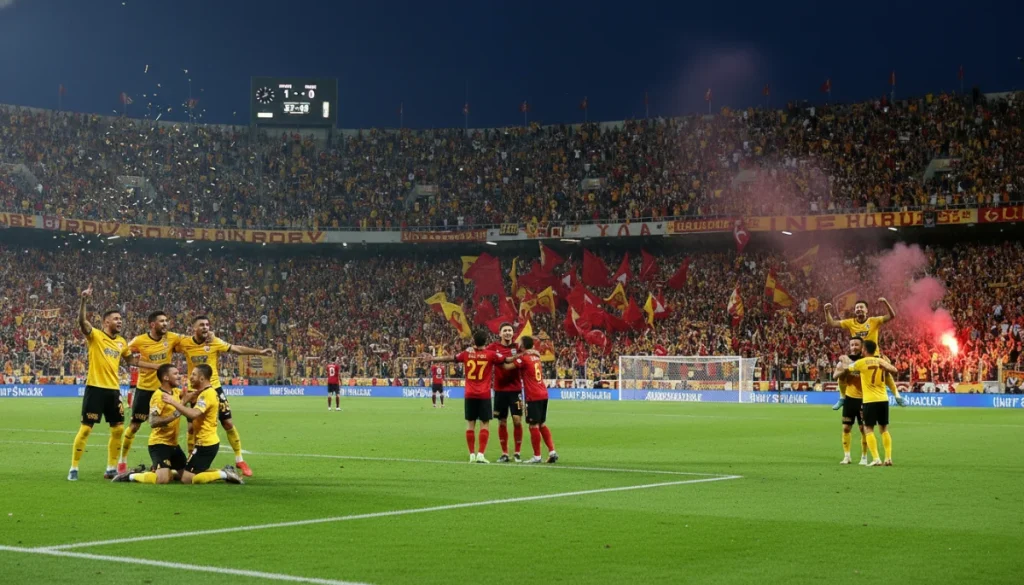 Galatasaray, Fenerbahçe’yi 3-0 Yenerek Şampiyonluğu Kovalıyor